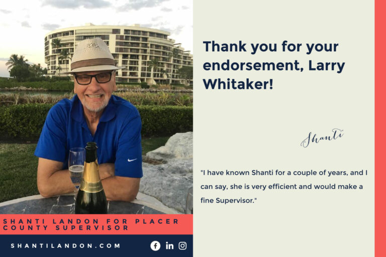 Larry Whitaker endorsement