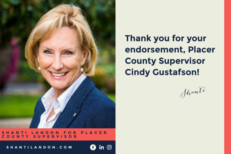 Cindy Gustafson endorsement