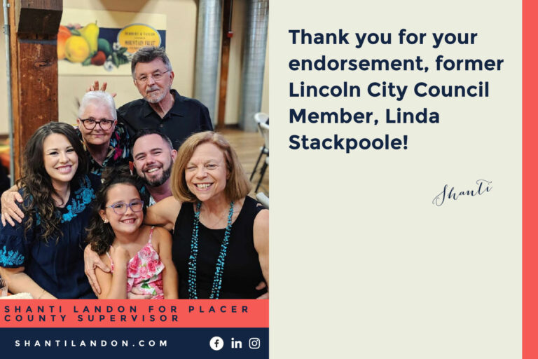 Linda Stackpoole endorsement