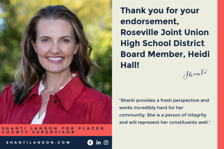 Heidi Hall endorsement