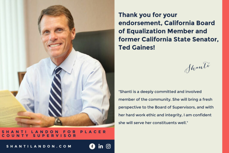 Ted Gaines endorsement