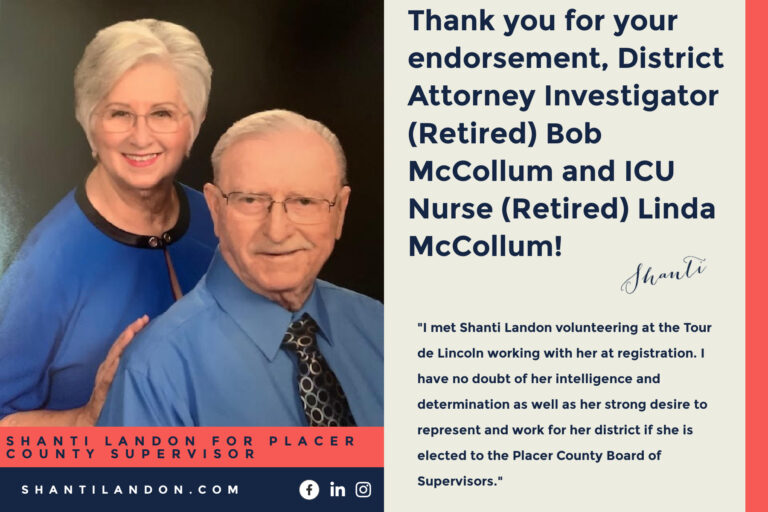 Bob & Linda McCollum endorsement